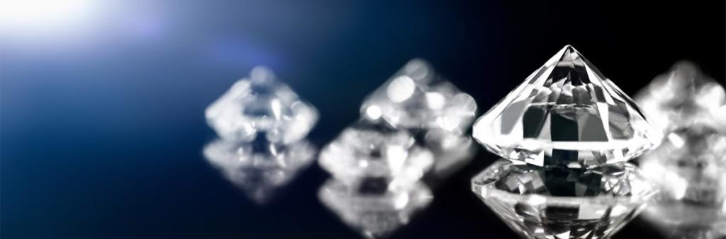 Diamanten nach einer Diamantbestattung